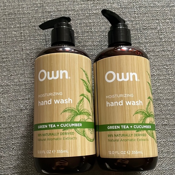 Own Moisturizing Hand Wash 99% Naturally Derived extracts Green Tea + Cu… - Picture 1 of 5